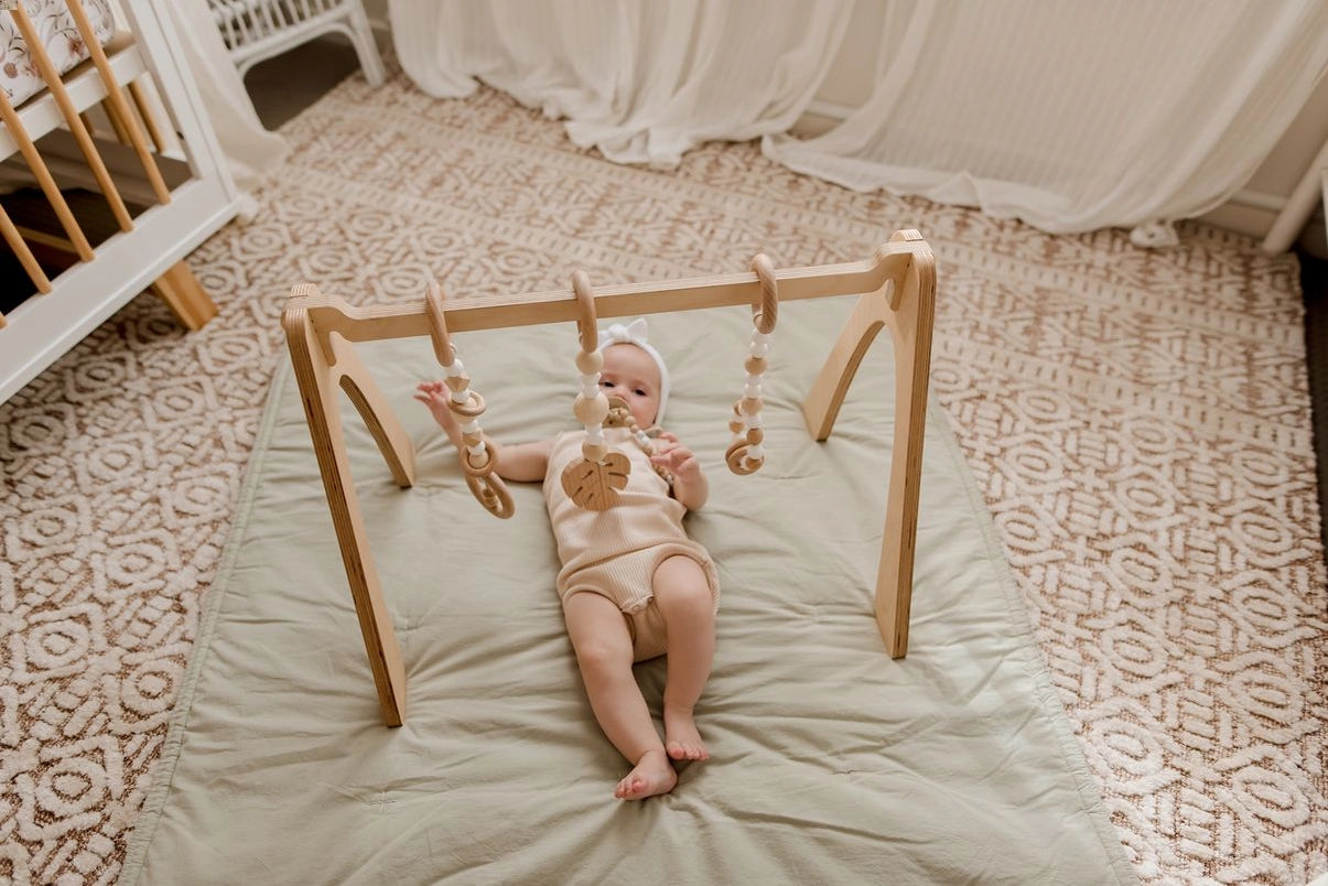 Organic Cotton Play Blanket / Cot Quilt