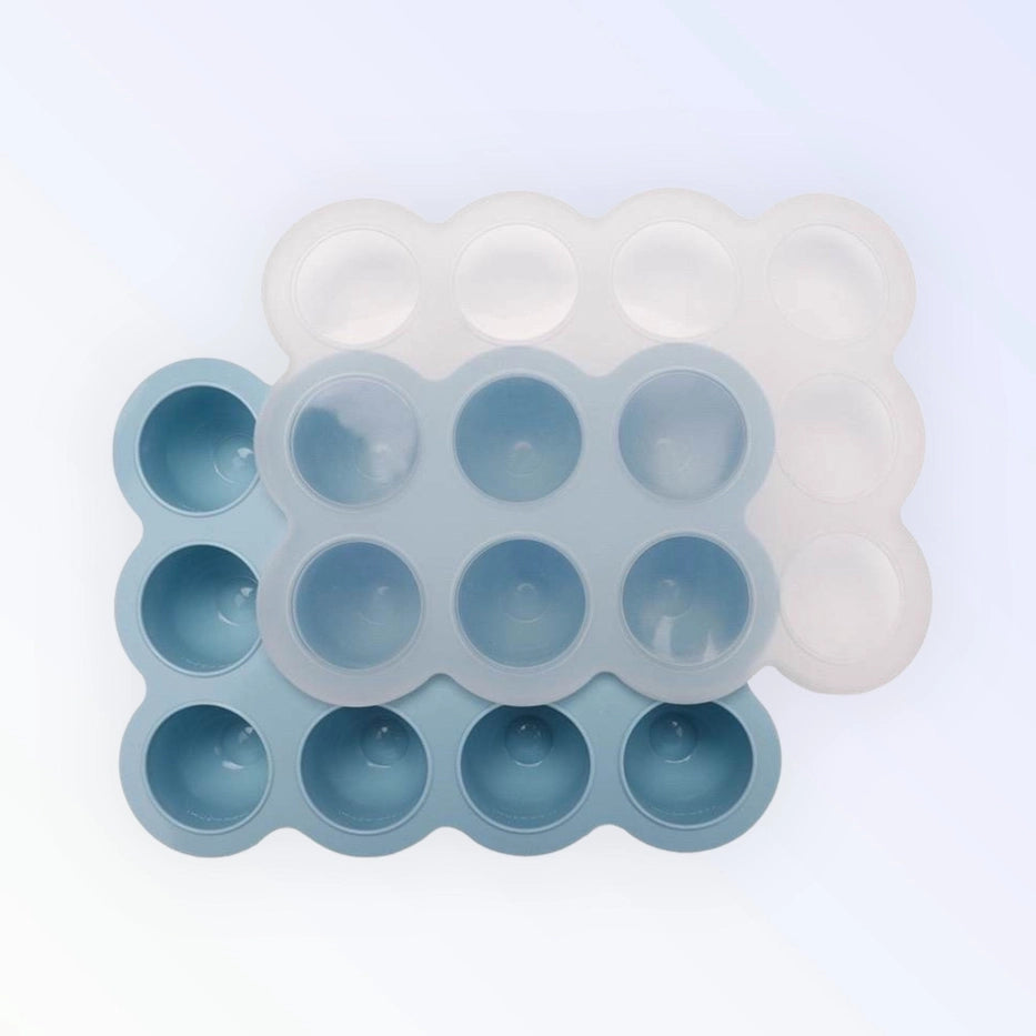 Silicone  Meal Prep Freezer Tray with Lid